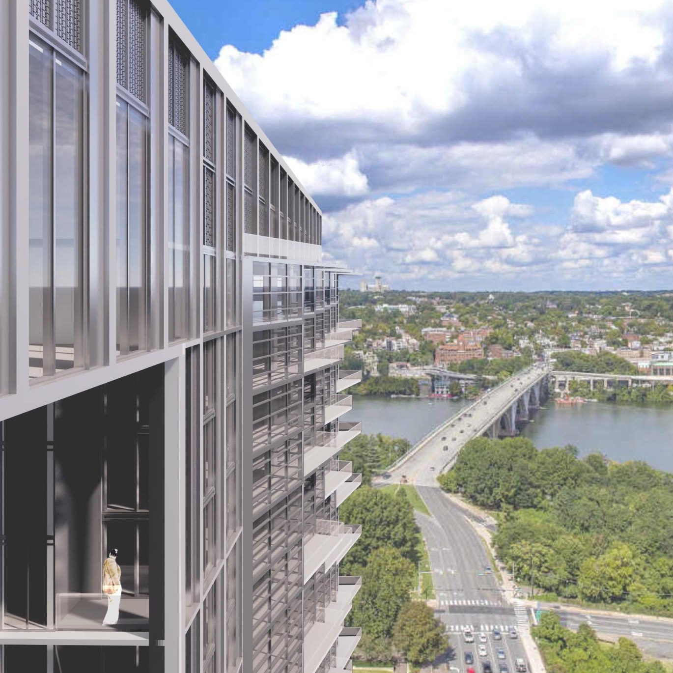 The essence of exceptional living a high angle view of a building